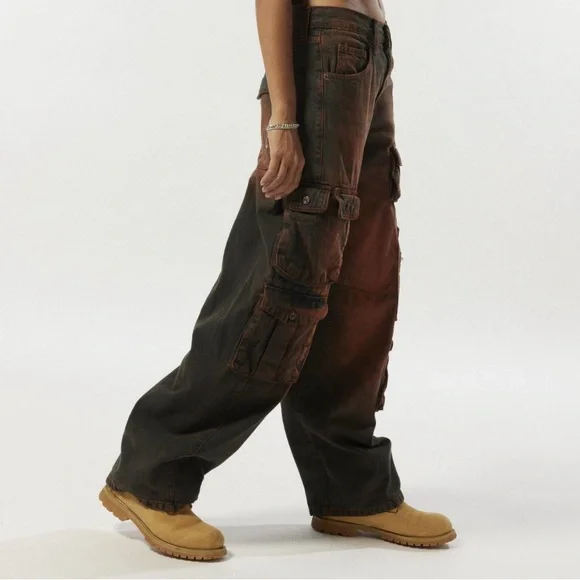 BDG Urban Outfitters Logan Extreme Cargo Pocket Baggy Boyfriend Jean-EUC - Picture 6 of 15